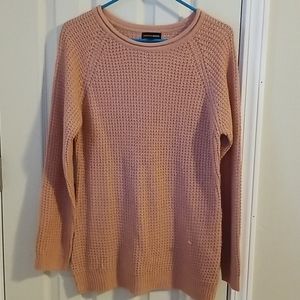 Knitted rose sweater